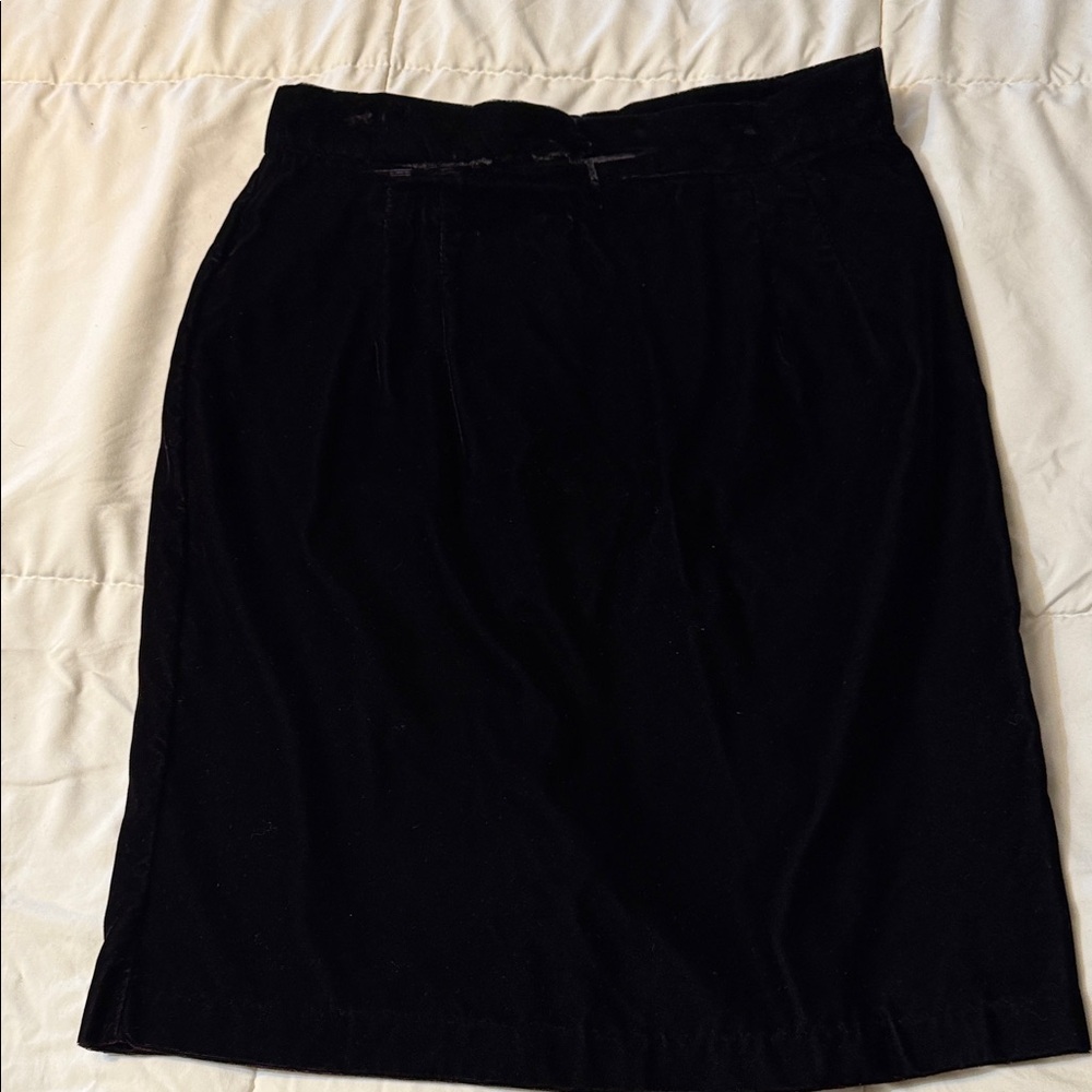 Deep Purple / eggplant Women's velvet vintage Skirt